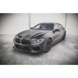 Накладка сплиттер на передний бампер на BMW M8 F93 Gran Coupe